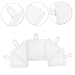 Cabilock 100pcs Thickened Plastic Cake Boards with Handle Reusable Cake Holders for Parties Weddings and Bakeries for All Shapes