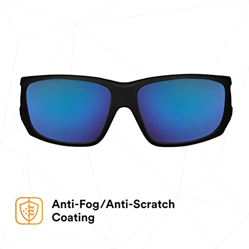 3M Maxim Elite 1000 Series, MXE1029SGAF-BLK, Black Frame Anti-Scratch Coating, Blue-Violet Mirror AS Lens3