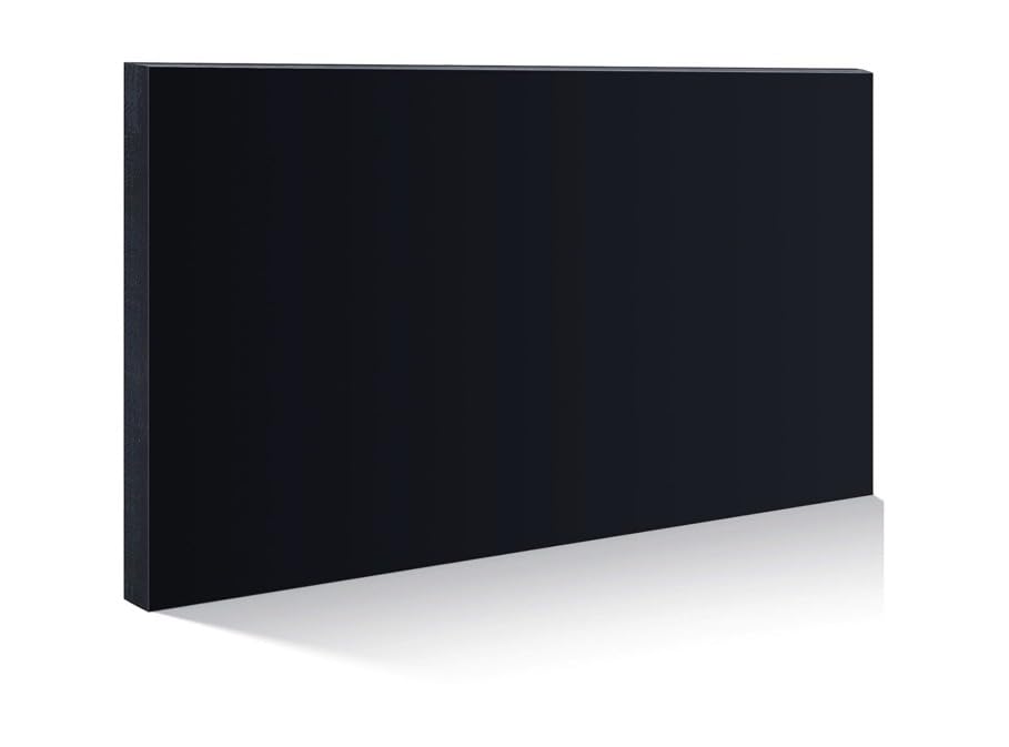 Image of HDPE Marine Board Textured Surface High Density Polyethylene Board Plastic Sheet for Boat Applications DIY Projects Choose Size, Color and Thickness Nominal Cut -+ .125 inch (White - 1 /4 inch, 6 inch x 12 inch)