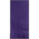 Creative Converting Touch of Color 100 Count 2-Ply Paper Dinner Napkins, Purple