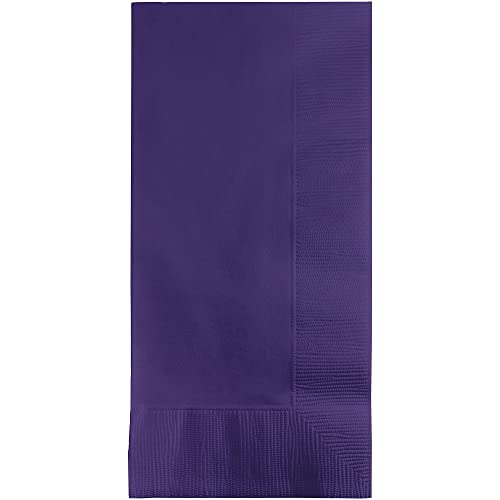 Creative Converting Touch of Color 100 Count 2-Ply Paper Dinner Napkins, Purple