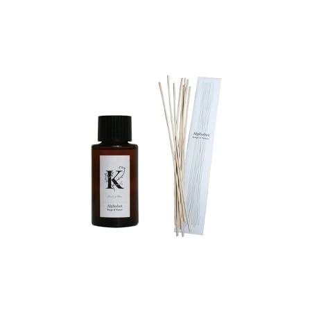 アートラボ(ART LAB)Songs of Nature アルファベット リードディフューザー 【K】カインドオブブルー   (Kind of Blue) 120ml　リードスティック付き