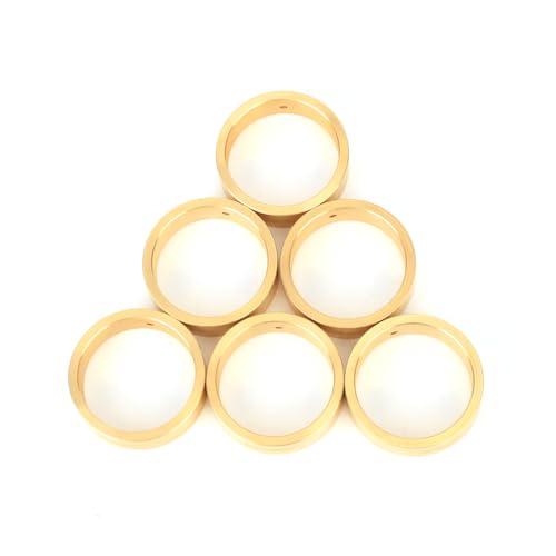 RCAWD 176 g Brass Weighted Arktos Wheel Rim Rings for Hobby Plus HB 1/18 CR-18P 6X6 Front Center Rear Upgrades Parts 6 pcs
