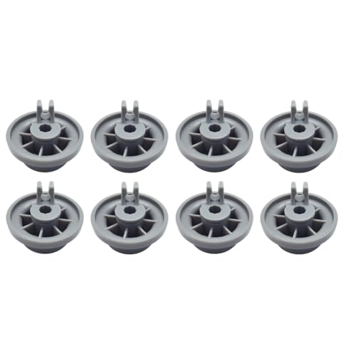 Mcclellanty 8 Piezas de Ruedas de Repuesto para Rejilla de Lavavajillas, Ruedas de Cesta Inferior para Lavavajillas, Piezas de Repuesto, Accesorios de Cocina