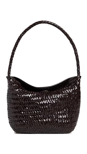 Madewell Women's Woven Shoulder Bag, Coffee Bean, One Size