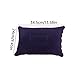 Pineeseatile Inflatable Pillow 2PCS 9.45x13.58 inch Soft Blow Up Pillow Compact Square Travel Cushion for Office Sofa Camping Backpacking Blow up Pillow