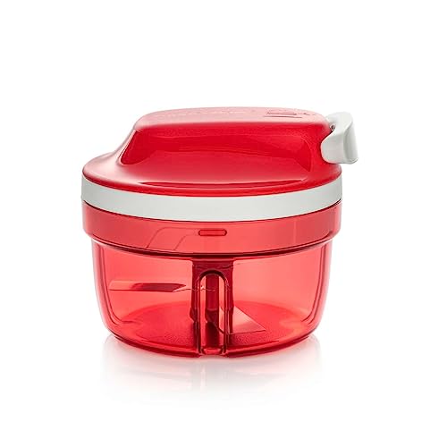 Tupperware SuperSonic Chopper Mini, 300 ml, robot da cucina manuale, gadget da cucina per tritare...