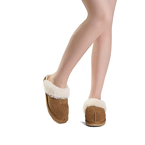 DREAM PAIRS Women's House Slippers Indoor Fuzzy Fluffy Furry Cozy Home Bedroom Comfy Winter Cute Warm Outdoor Shoes FuzzyEasy 7