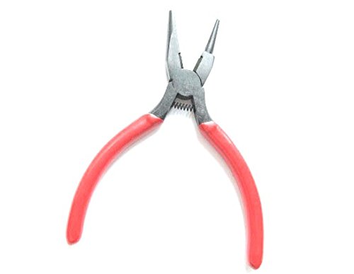 Concave Convex Loop Pliers Eyelets Round Jewelry Bending Miniblings 12Cm Red