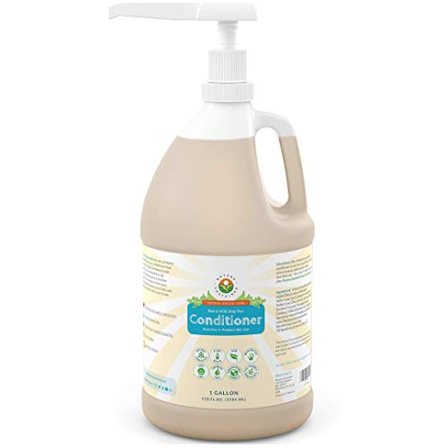 Probiotic Sensitive Skin Cleansing Conditioner [1 Gallon w/ Pump] – Raw Probiotic Soapberry Formula (pH Balanced) for Hydrated & Soft Hair – Wild Plants Selected for Itchy Scalp & Dry, Damaged Hair