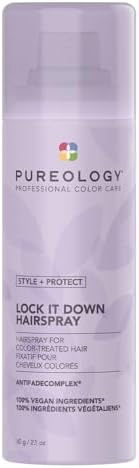 Pureology Style + Protect Lock It Down Hairspray โ Maximum Hold, 11 oz