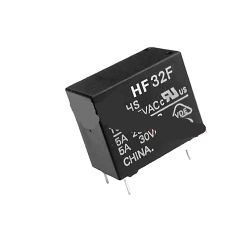 Relé de alta potencia HF32F con conmutación estable de 5A y bobina de 24V para circuito impreso 3