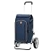 Produktbild Andersen Einkaufstrolley - klappbar - 61 Liter - mit Kühlfach - Aufhängung für Einkaufswagen - belastbar 50 kg - Aluminium - Trolley - Kugellager-Rad Ø 25 cm - Royal Shopper Folke blau