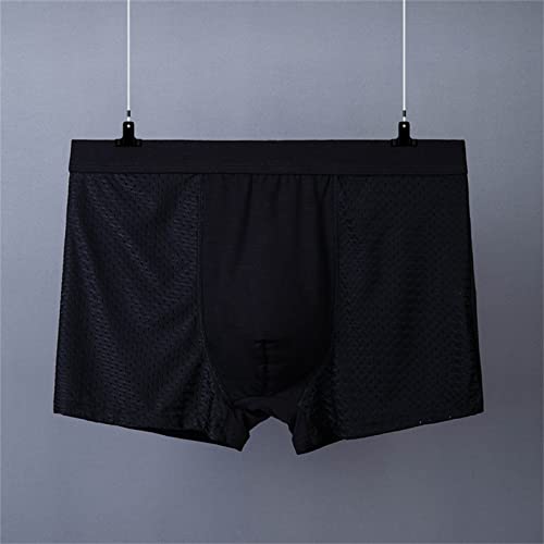 ZumZup Cueca Boxer de Malha Cueca Modal Masculino Respirável para Verão P-2XL
