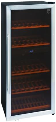 METRO Professional Cave à vin GWC3091, acier inoxydable/v...