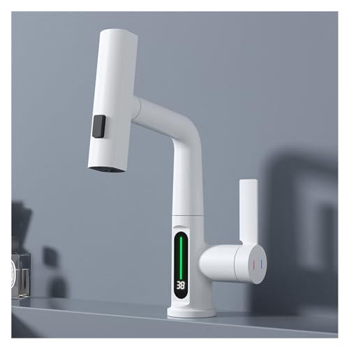 Robinet de salle de bain rotatif 360 idéal pour laver les cheveux au lavabo