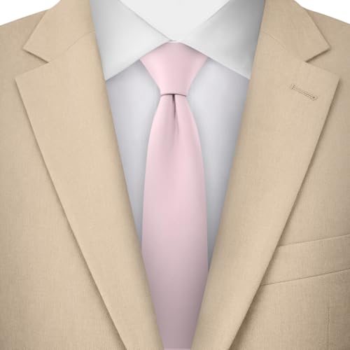 Image of Jacob Alexander Men's Skinny Width 2 inch Solid Color Tie