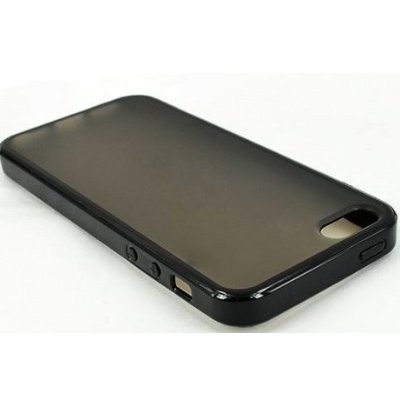 Catchif® Iphone 5/5S Case With Bumper And Transparent Back Protection (Black Color) #TOP1