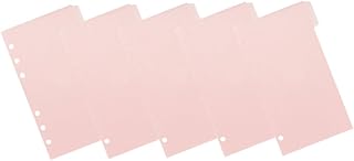 FUNOMOCYA 1 Conjunto De Pastas De Bolso Pastas De Arquivo Blocos De Notas Clipes De Fichário Bolsas Para Organizar Saco De Folhas Soltas Fichário De Orçamento Saco De Recarga De Bolso Sacos