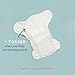 Esembly Cloth Diaper Bundle Set (Size 2, Mist), Tossers (2 Pack) and Overnighters (4 Pack) - Cloth Diapering Essentials for Nighttime or Heavy Wetters
