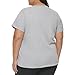 Calvin Klein Performance Women's Plus Size Soft Everyday Short Sleeve T-Shirt, Pearl Grey Heather, 1X