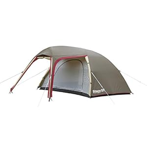 ogawa 2616 Outdoor Camping Tent, Domed Type, for 2 to 3 People
