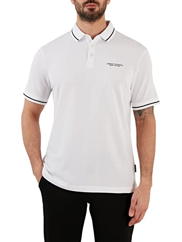 Polo Armani Exchange 8nzffm_zj5dz avec col boutonné et maille respirante L