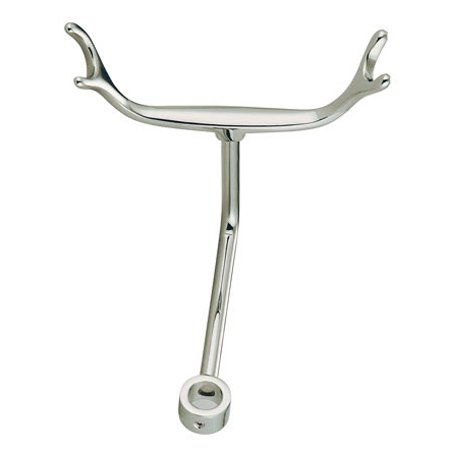 Riser Mount Cradle for Hand Held Shower - Satin Nickel Finish