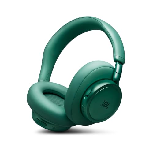 Image of JBL New Live 780NC, Advanced Noise Cancellation 2.0 Wireless Headphones, Technology (BT 6.0, Auracast, Hi-Res, LDAC, Spatial Sound, 6-mic, AI-Trained Algo) 80H Battery, 2Yrs* Warranty, Green | Bluetooth 6.0, Multipoint Connection, Up to 80 Hours Playtime, Customisable with the JBL Headphones App, Spatial Sound