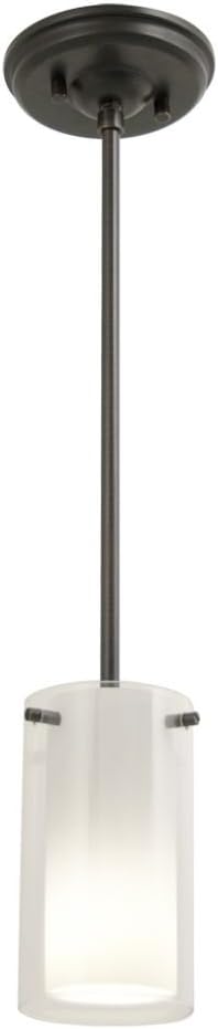 DVI Lighting DVP9019ORB-OP Pendant with Opal Glass Shades, Oil Rubbed Bronze Finish