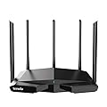 Tenda RX27 Pro Router WiFi 6E AX5700 Tri-Band, Porta Gigabit, Banda 6 GHz, CPU Quad-core 1.7GHz, Wi-Fi+, Client e Server VPN, OFDMA/MU-MINO/WPA3