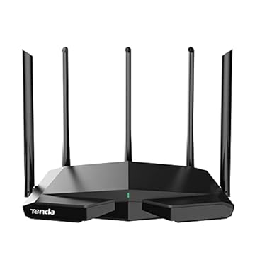 Tenda RX27 Pro Router WiFi 6E AX5700 Tri-Band, Porta Gigabit, Banda 6 GHz, CPU Quad-core 1.7GHz, Wi-Fi+, Client e Server VPN, OFDMA/MU-MINO/WPA3