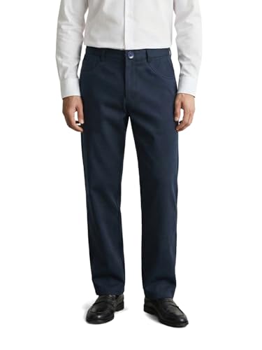 Image of The Indian Garage Co Men Mid-Rise Stretchable Regular Fit Chinos