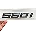 Fidida 550i Emblem Decal Car Numbers Letters Decal Plating Badge 3D Metal Style Fit for BMW 550i Accessories Black
