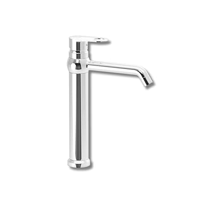 ZAP BREZZA Modern Kitchen Sink Faucet Bathroom Washbasin Stainless Steel Tap Tall Pillar Cock (11 Inch)