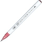 Zig RB6000AT-230 Clean Color Real Brush Marker, Pale Rose