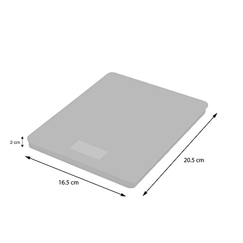 ProCook LED Electronic Glass Digital Scales Red