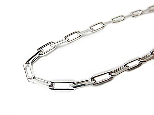 Amazon | 長あずきチェーン 3.2mm 50cm ネックレス 約3mm シルバー925 