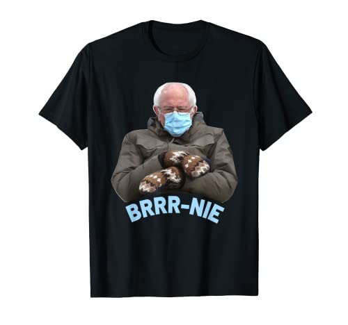 Funny Bernie Mittens Meme Sanders Inauguration Démocrate 2021 T-Shirt