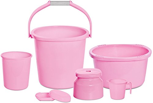 Milton 6 Piece Plastic Bucket Set : Amazon.in