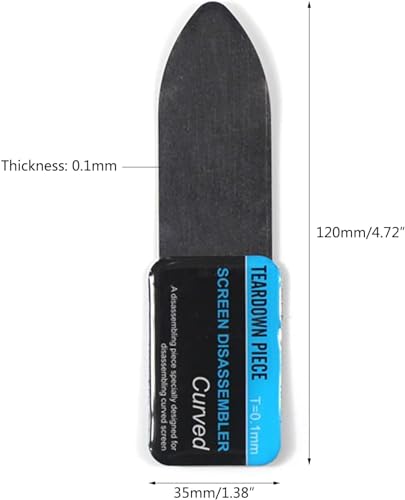 Calsgkspray Disassembly Screen Opener Tools Curved Screen Mobile Phone Stainless Steel Card for Smart Phone Repair Tools Repair Tools Equipment Kits Professional Maintenance, Upkeep and Repairs