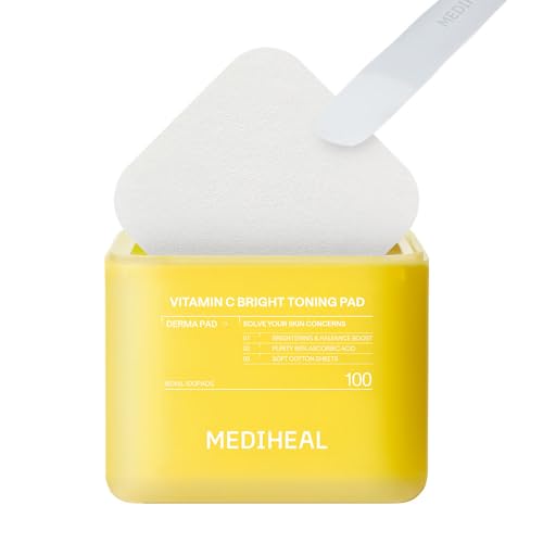 MEDIHEAL OFFICIAL(���f�B�q�[��) �X�N�G�A�g�i�[�p�b�h 100������ Square Facial Toner Pads 100P �u���~�b�V���p�b�h �ӂ����p�b�h �X�L���P�A �؍� �R�X�� ((NEW)�r�^�~���b)