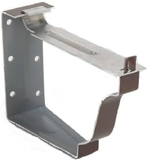 Snap Lok Fascia Bracket, Brown Aluminum, 5-In., 4-Pk.