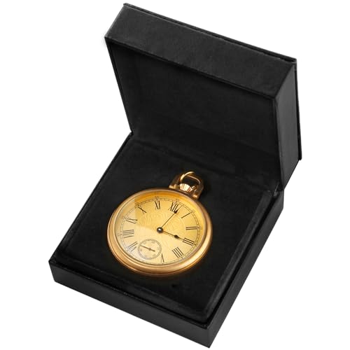 Alwesam Resistance Full Steel Pocket Watch Mechanical Hand Wind Antique Clock Honed Stainless Original with Chain & Box