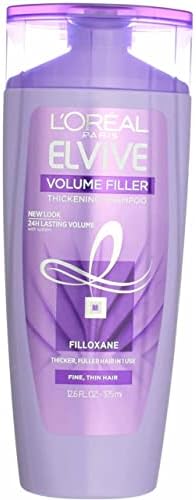 L'Oreal Paris Elvive Volume Filler Thickening Shampoo, 12.6 fl oz (4 pack) (Bundle)