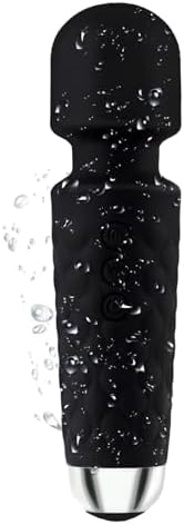 GXBOGR Percussion Handheld Electric Back Massager - Rechargeable&Waterproof Handheld Deep Tissue Neck Back Massager for Shoulder(Black)