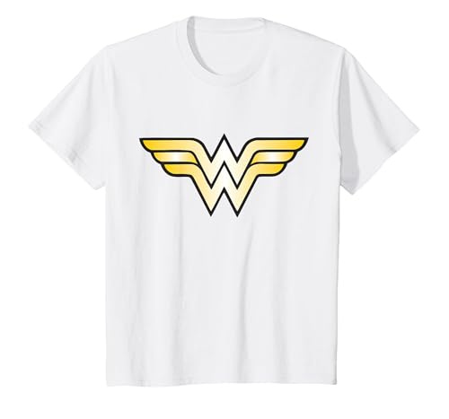 DC Kids Wonder Woman Logo Classic T-Shirt, Youth, White, Medium