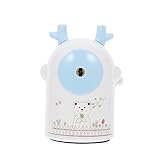 SEWACC 1 Stück Bleistiftspitzer für Schreibwaren Bleistift stationär für dosenspitzer Bleistiftspitzer mit Handkurbel manueller Bleistiftspitzer Cartoon- Blue