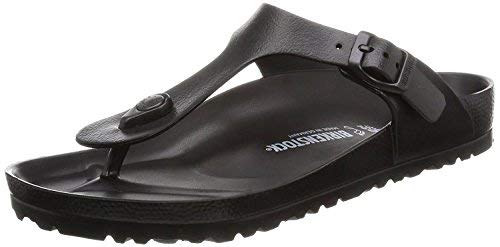 Image of Birkenstock Essentials Unisex Gizeh EVA Sandals, 36 R EU, Black, 5-5.5 Women /3-3.5 Men