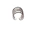 Handmade Single Multi Band Adjustable Ear Cuff, 925 Sterling Silver Clip On Ear Wrap Non Piercing Huggie Earrings for Women, Wide Small Ear Wrap Faux Ear Cartilage Clips, By MiYa Jewelry Creations